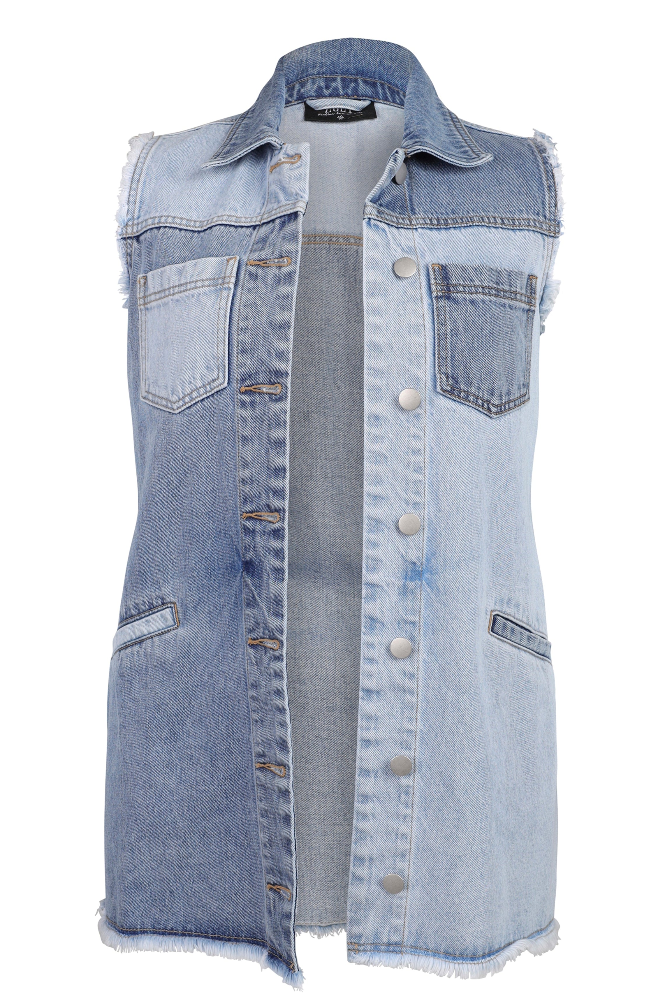 Avery Denim Lang vest