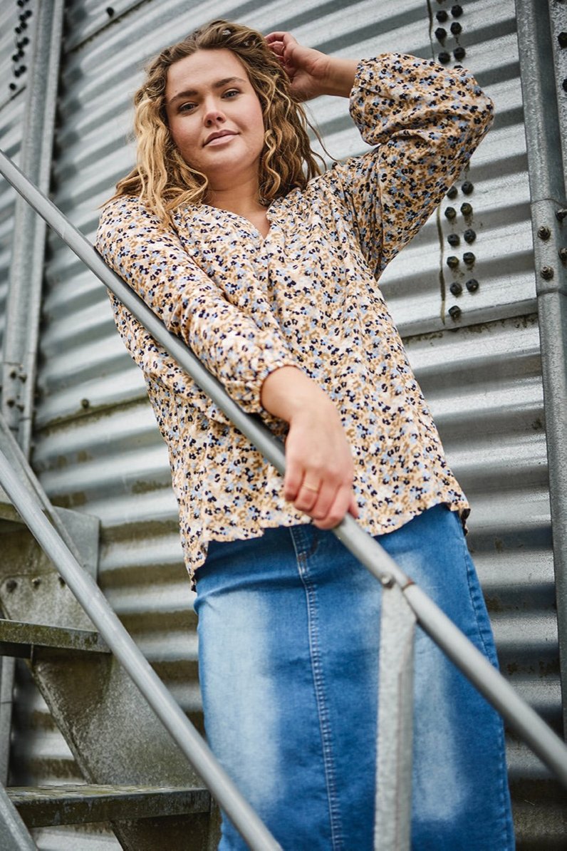 Leslie Denim Nederdel