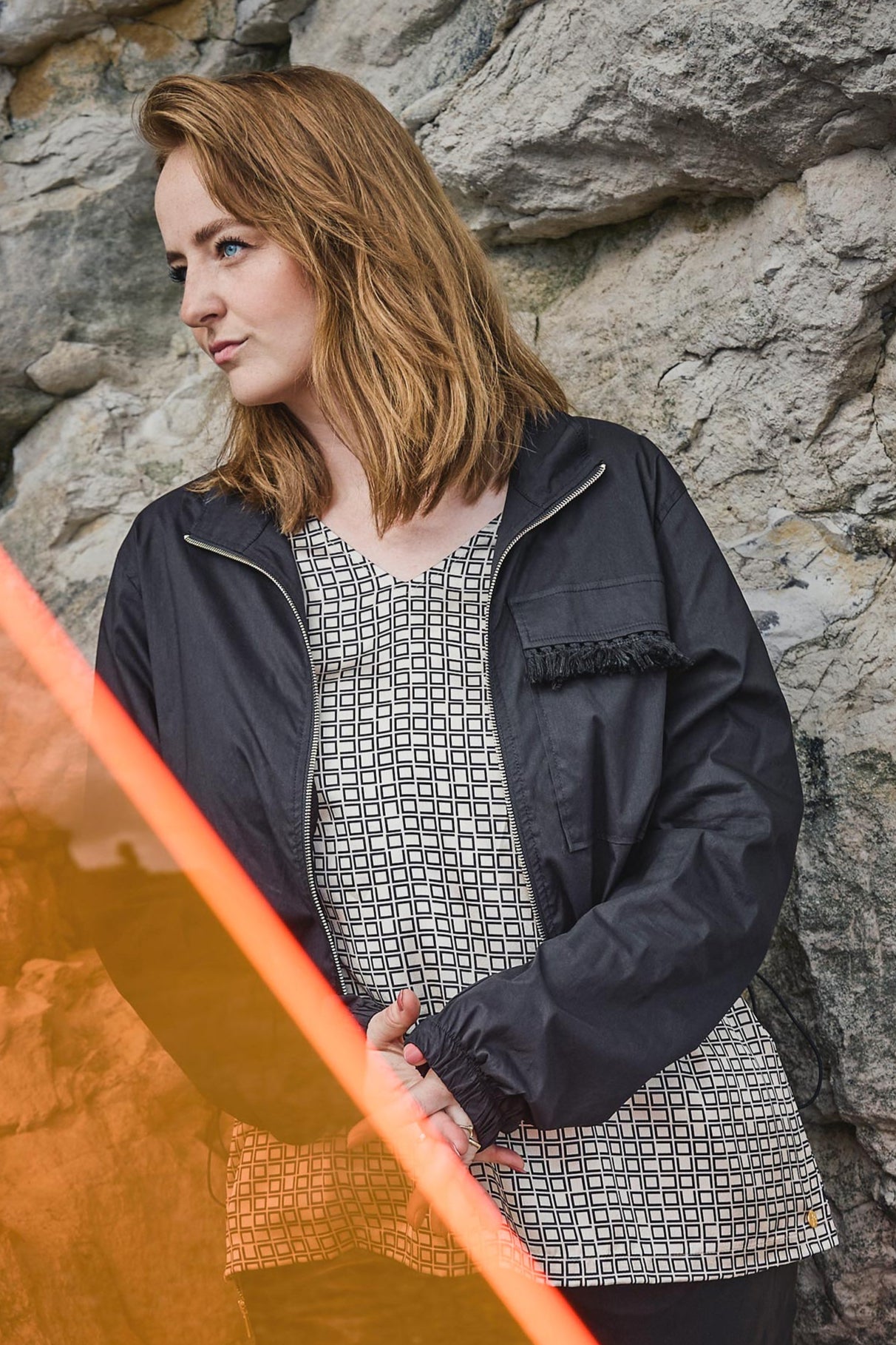 Ali Jakke med frynser