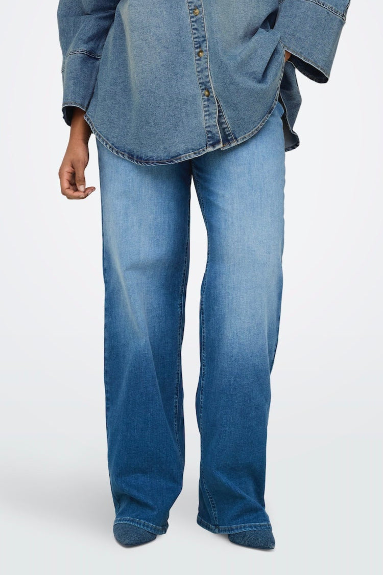 Willy jeans med vidde Mellem blå