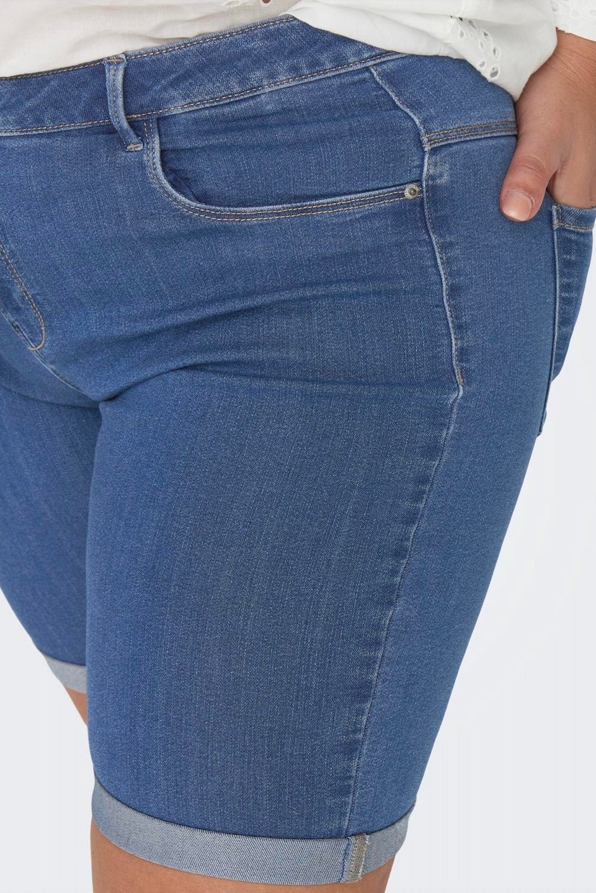 Thunder Shorts Long Blå