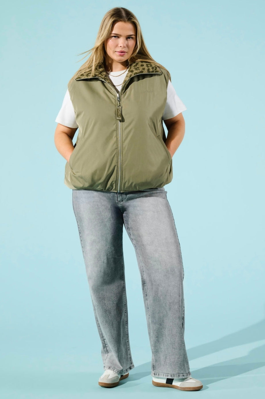 Willy jeans med vidde Grå