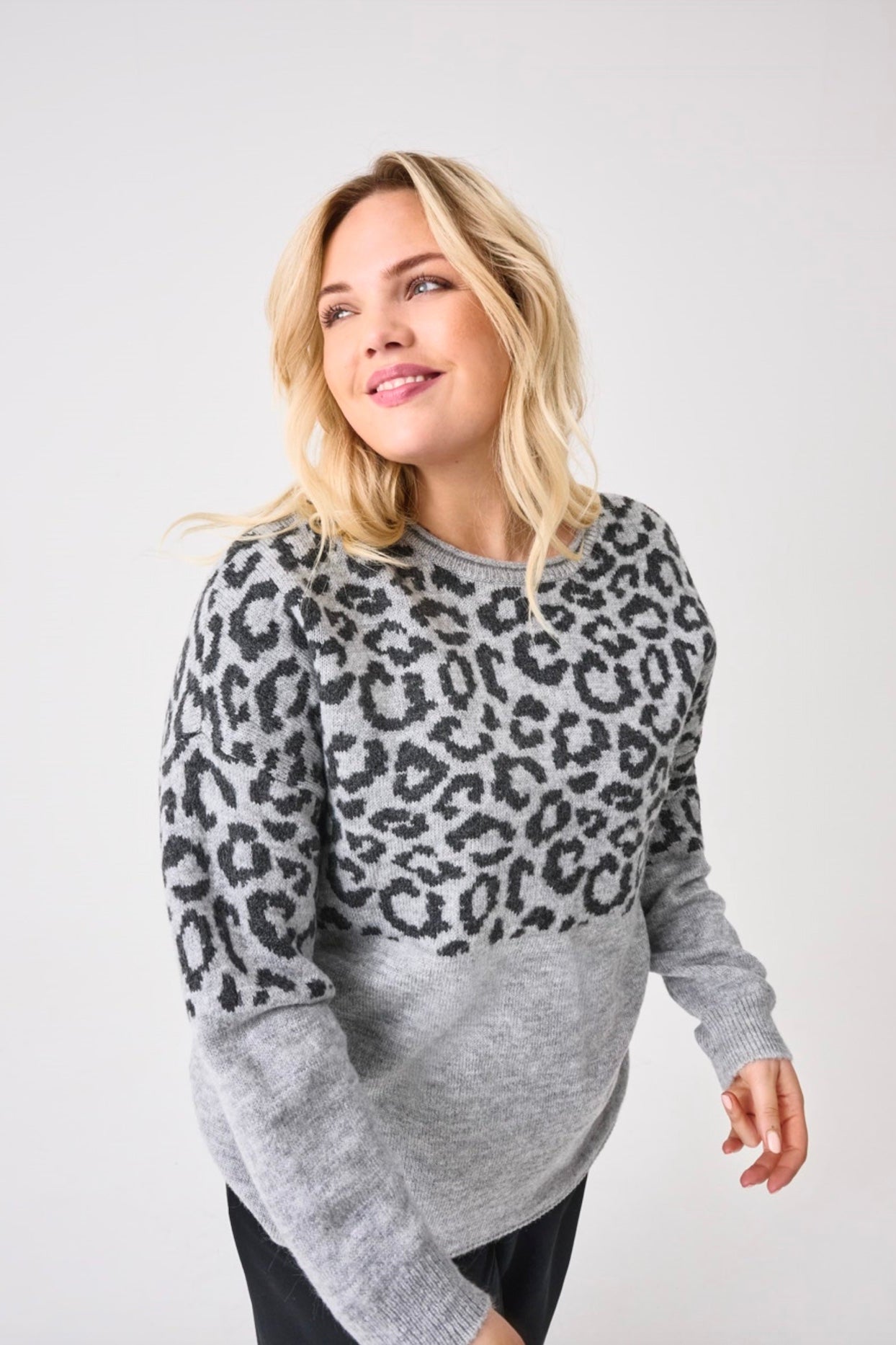 Jada Animal Strik Bluse