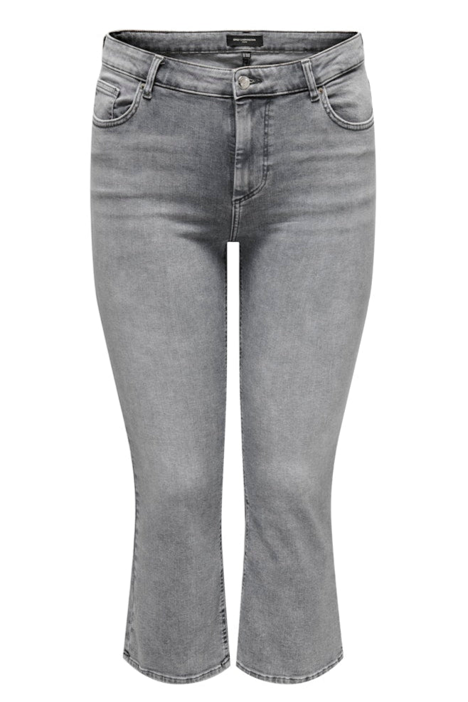 Willy Cropped 3/4 Flared Jeans Grå "30