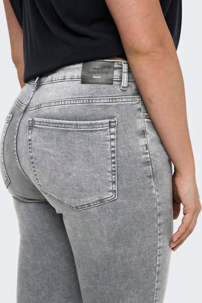 Willy Cropped 3/4 Flared Jeans Grå "30