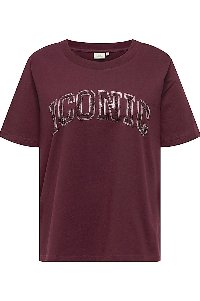 Riri T-shirt Vinrød