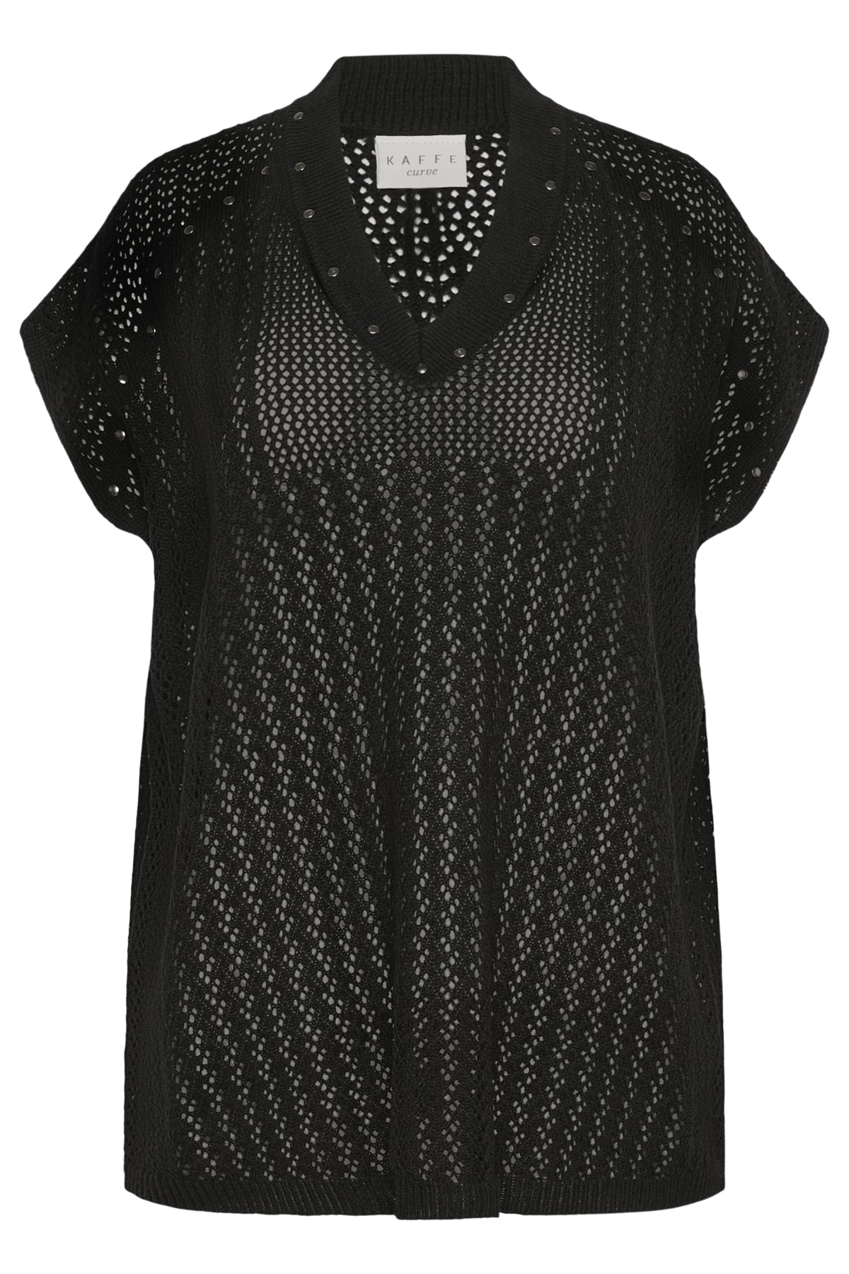 KCrosa Strik Poncho Sort