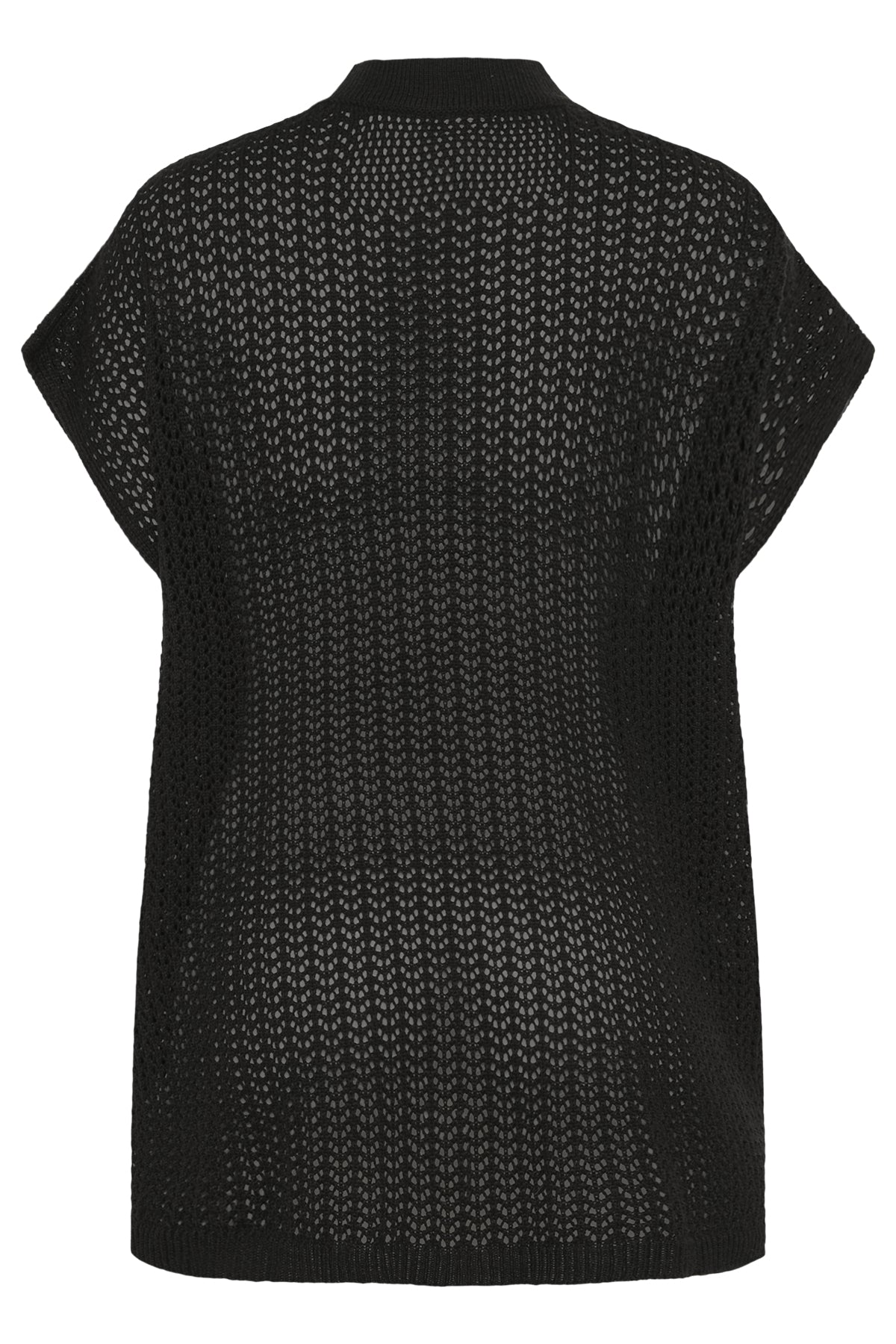 KCrosa Strik Poncho Sort