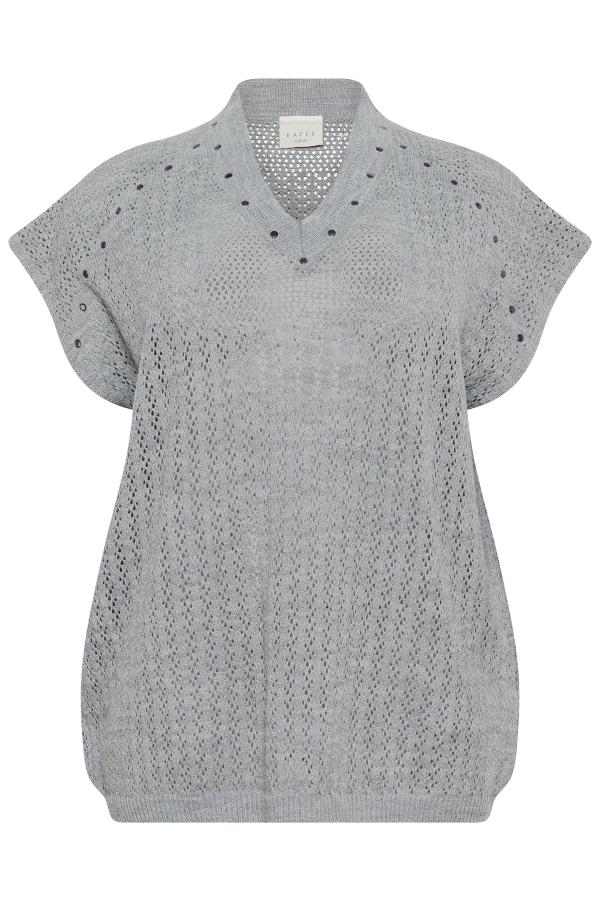 KCrosa Strik Poncho Gråt