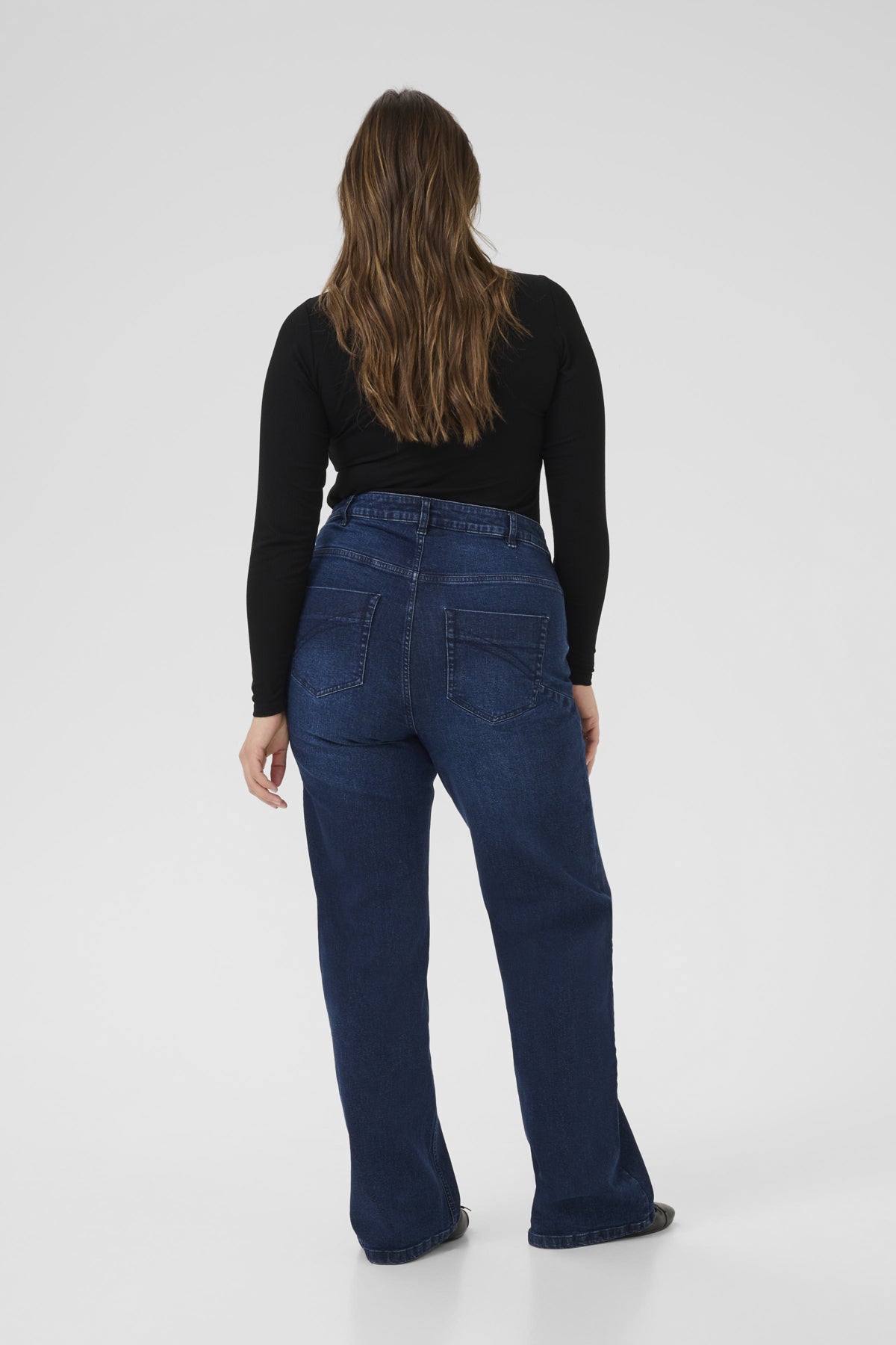 KCflora Flared Jeans mørkeblå