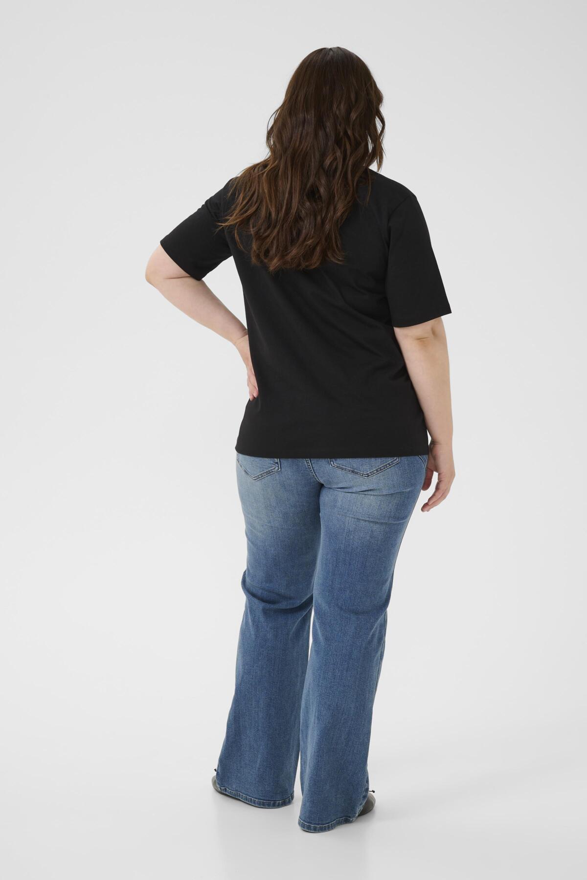 KCariana T-shirt med glimmer