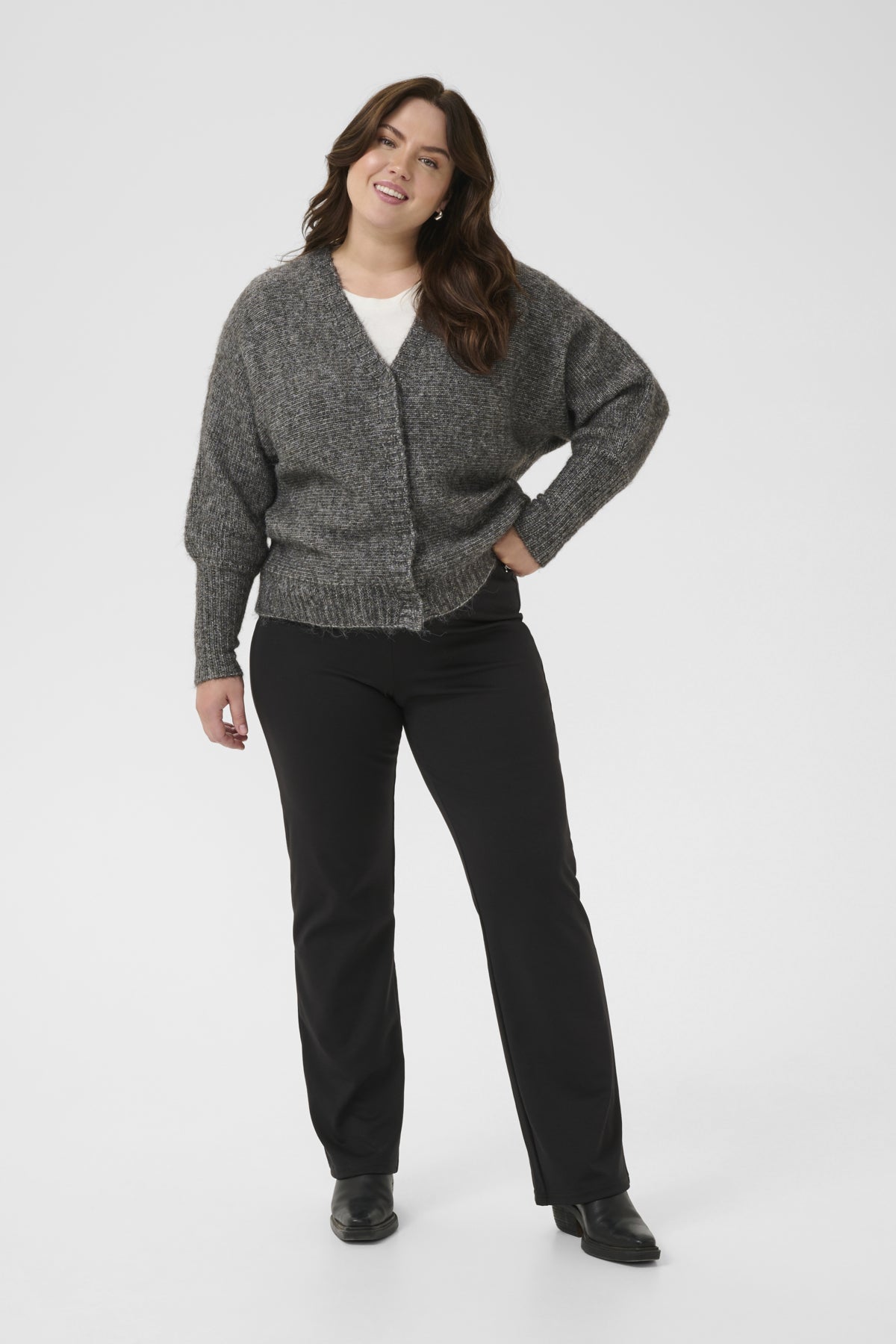 KCluma Strik Cardigan Grå