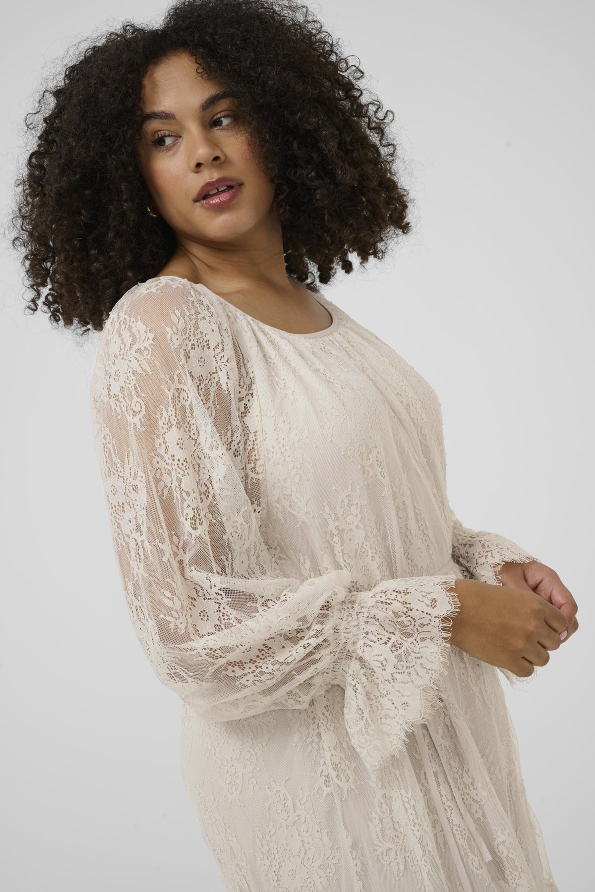 KCamalie Kjole Råhvid