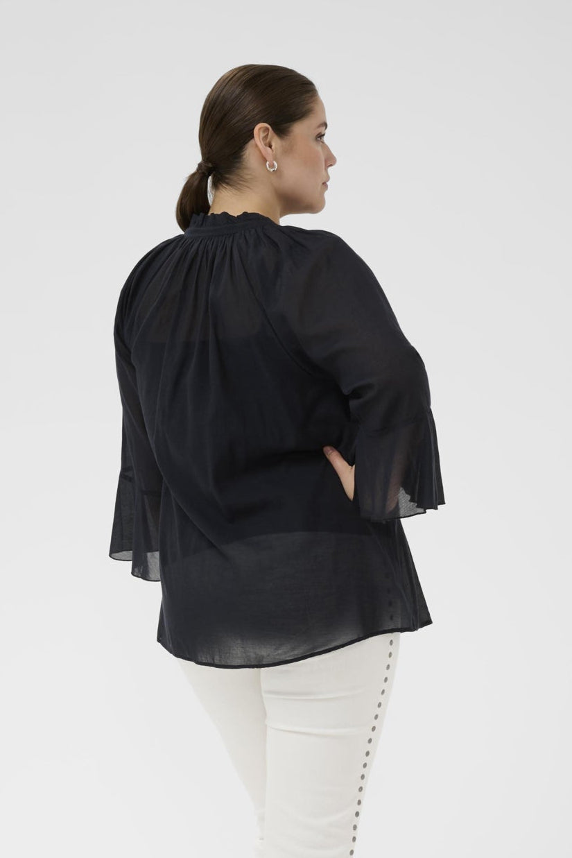 KCflori Blouse Sort