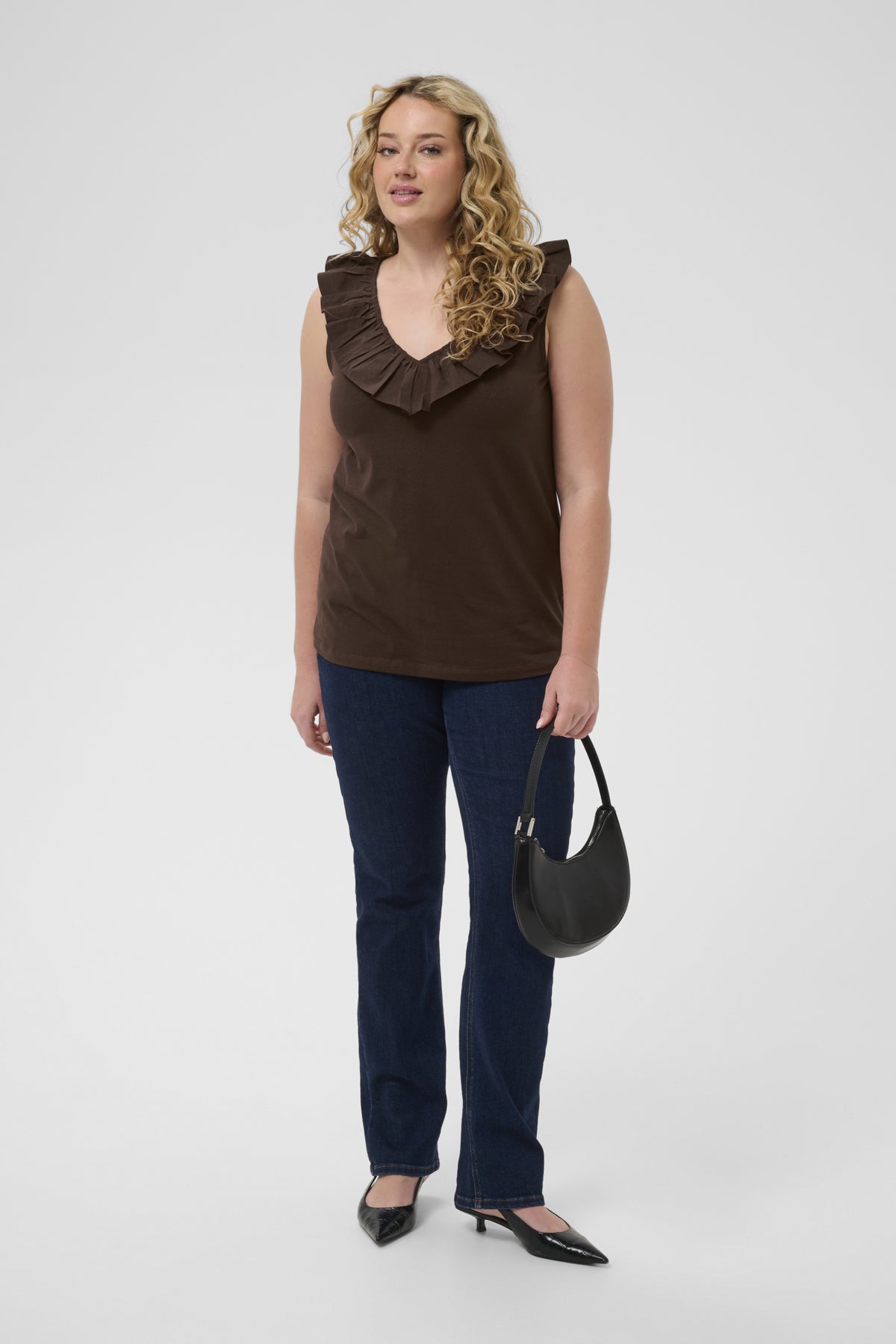 KCdiddie Flounce Top Brun