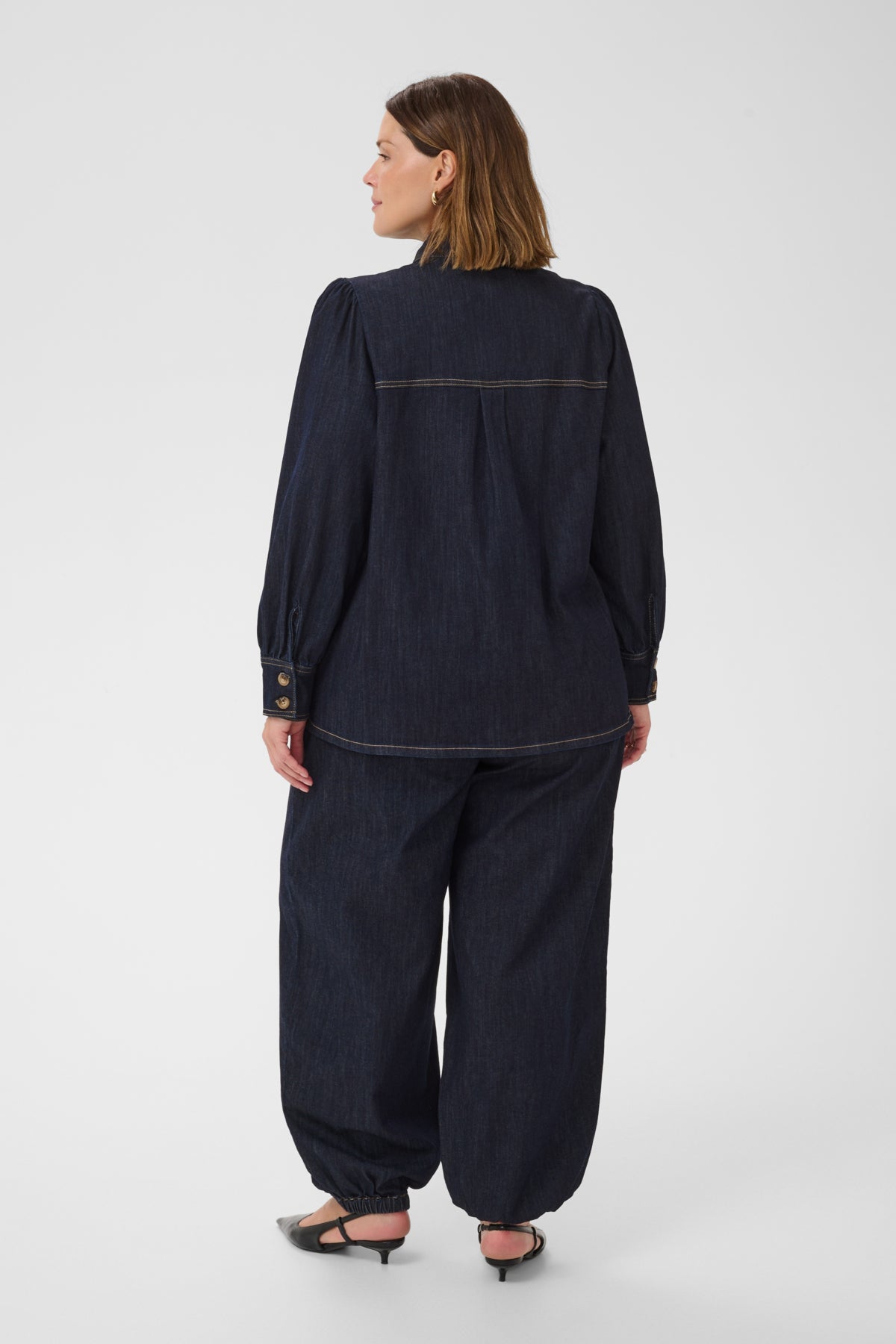 KCmally Denim Bluse