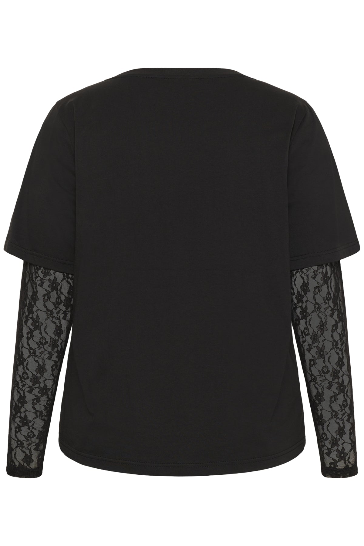 KCdori T-Shirt med blondeærmer
