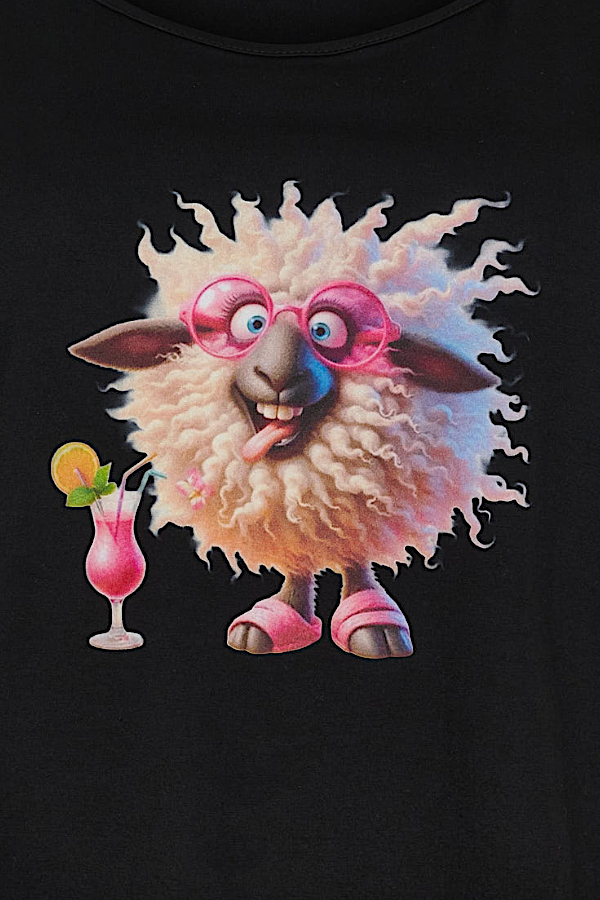 T-shirt Crazy Lamb