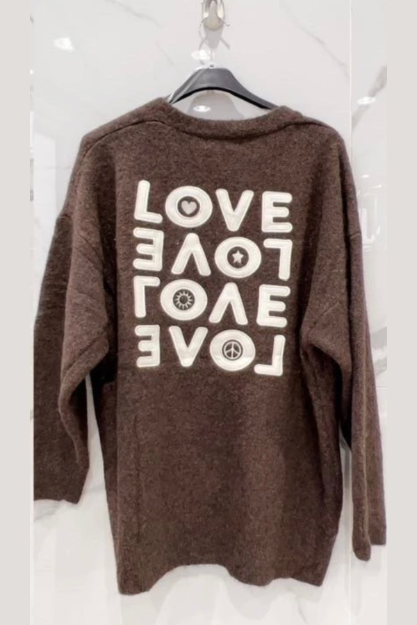 Love Cardigan One Size