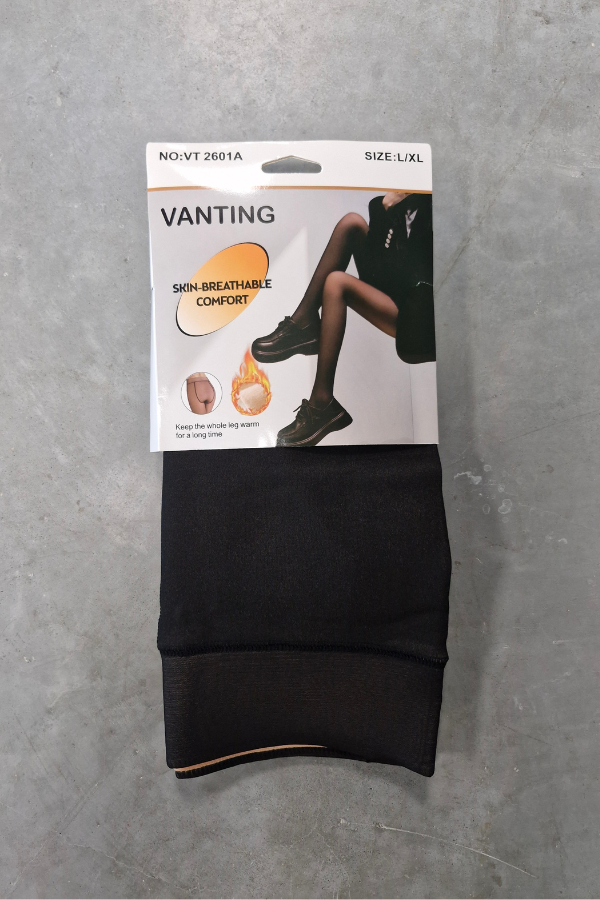 Strømpebukser med fleecefor