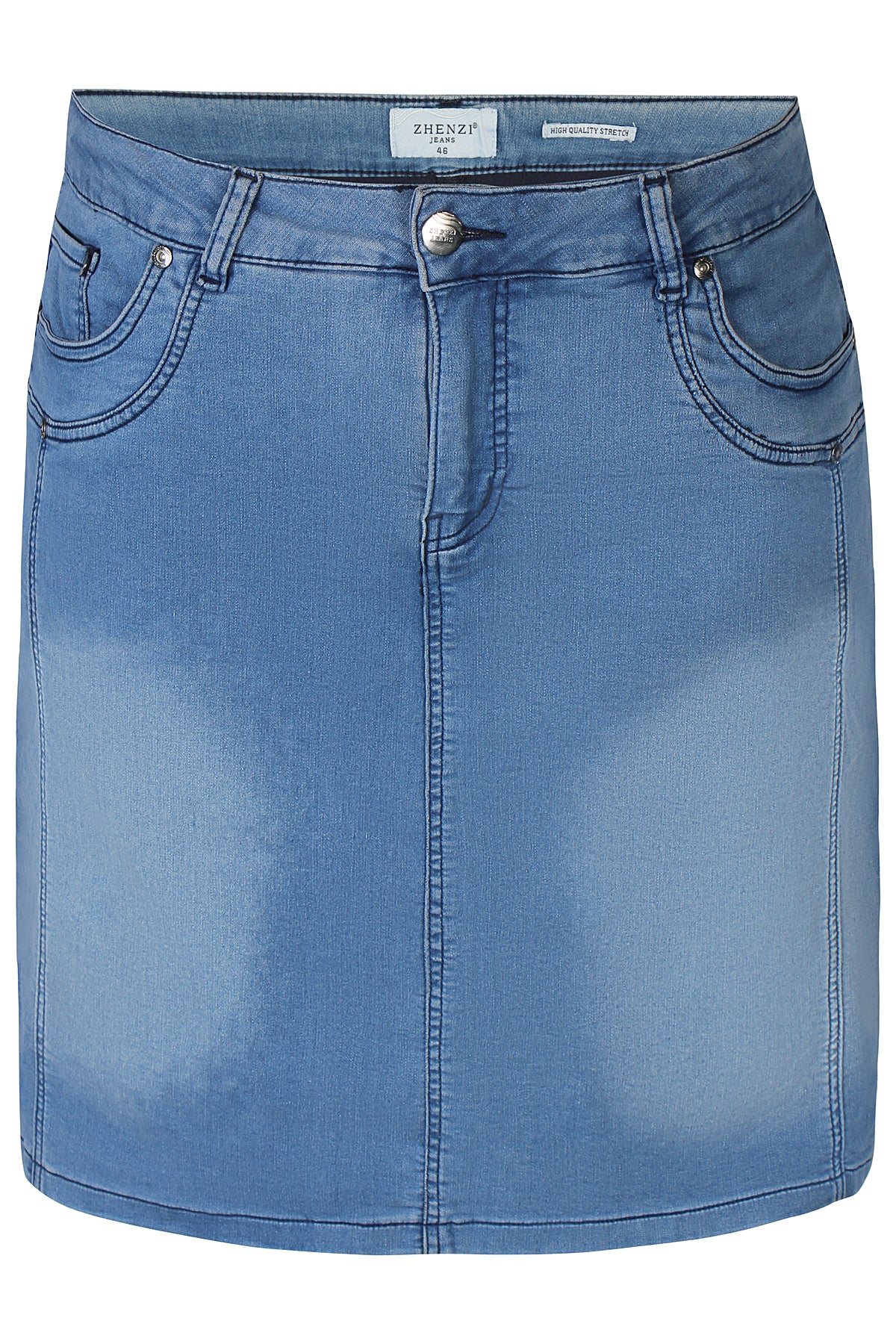 Miro Denim Nederdel med indershorts