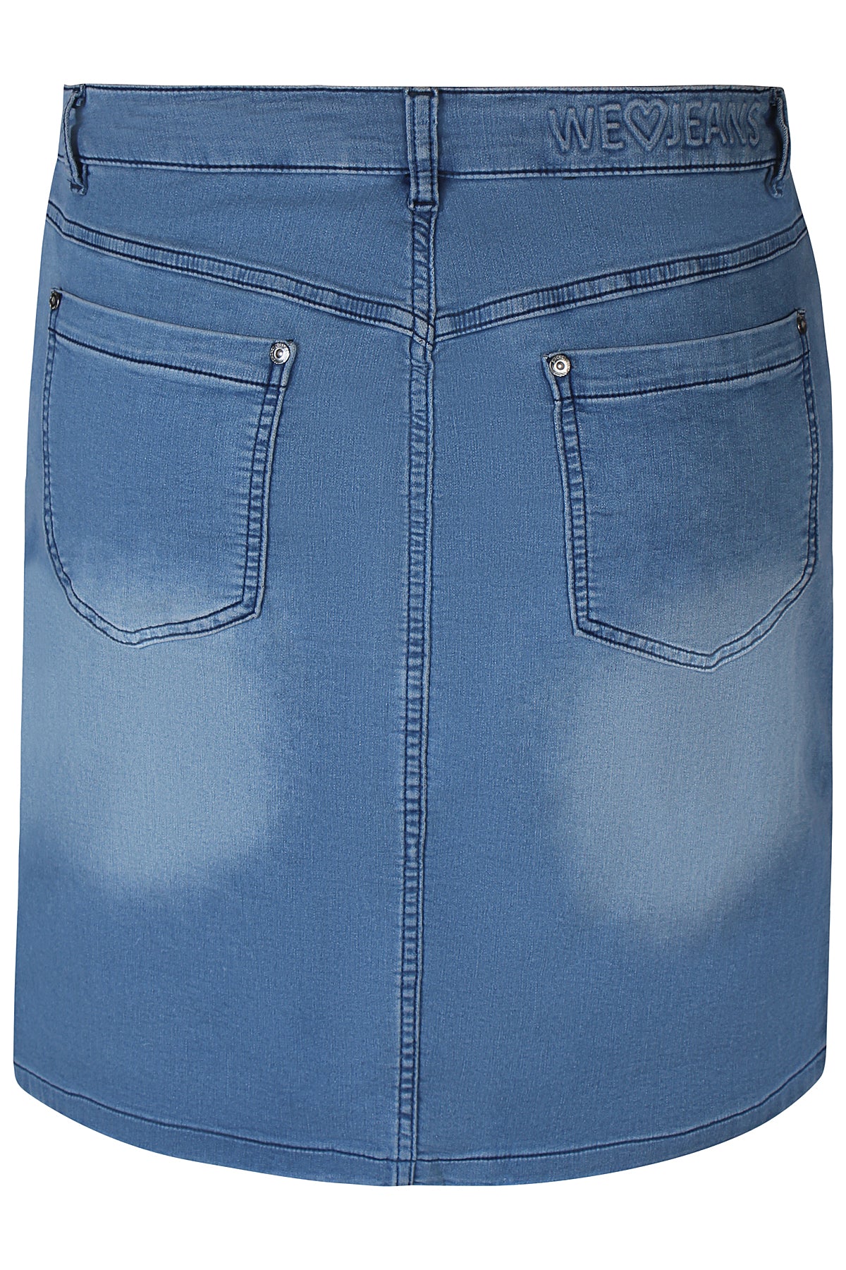 Miro Denim Nederdel med indershorts