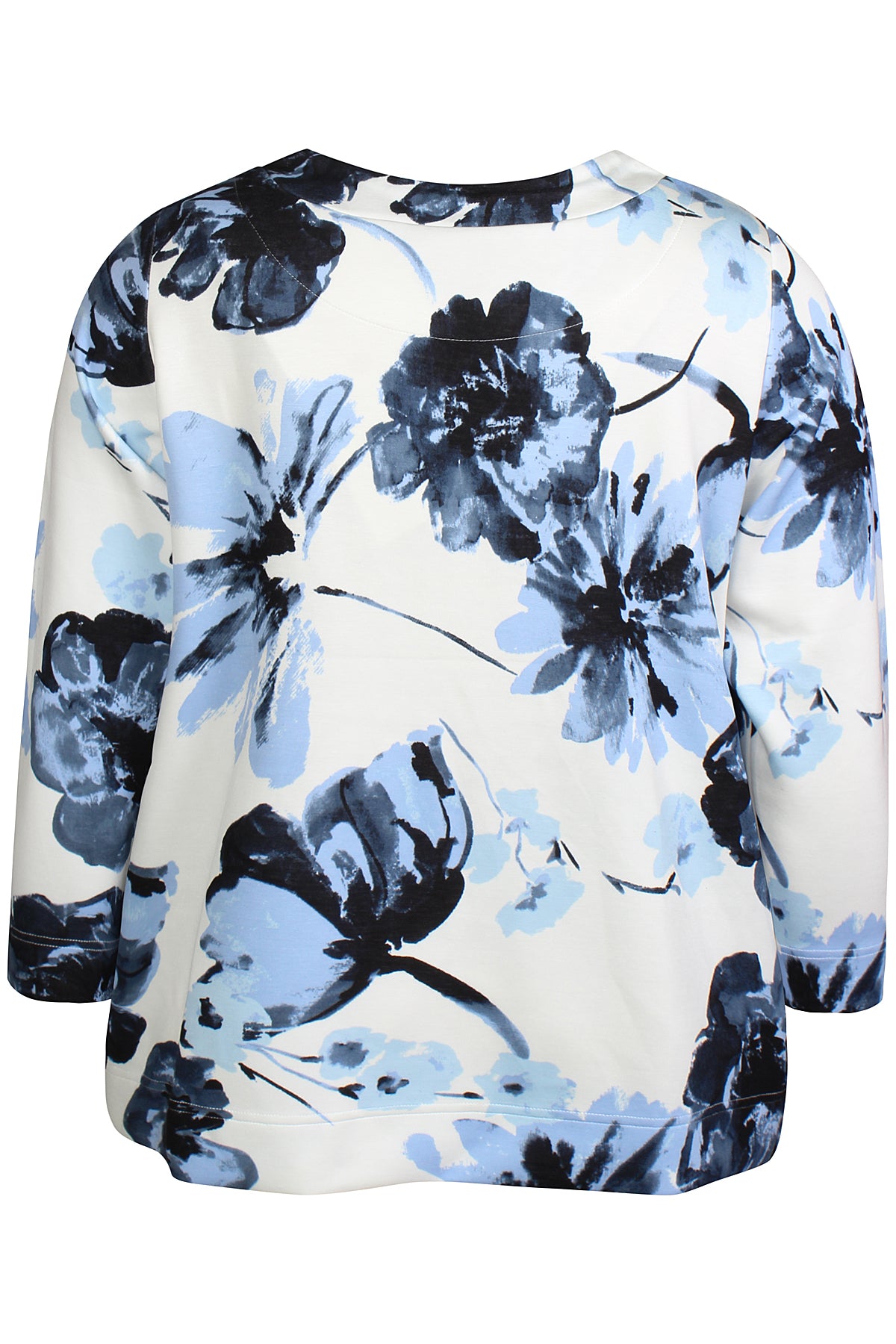 Mya Sweatshirts Bluse Blå