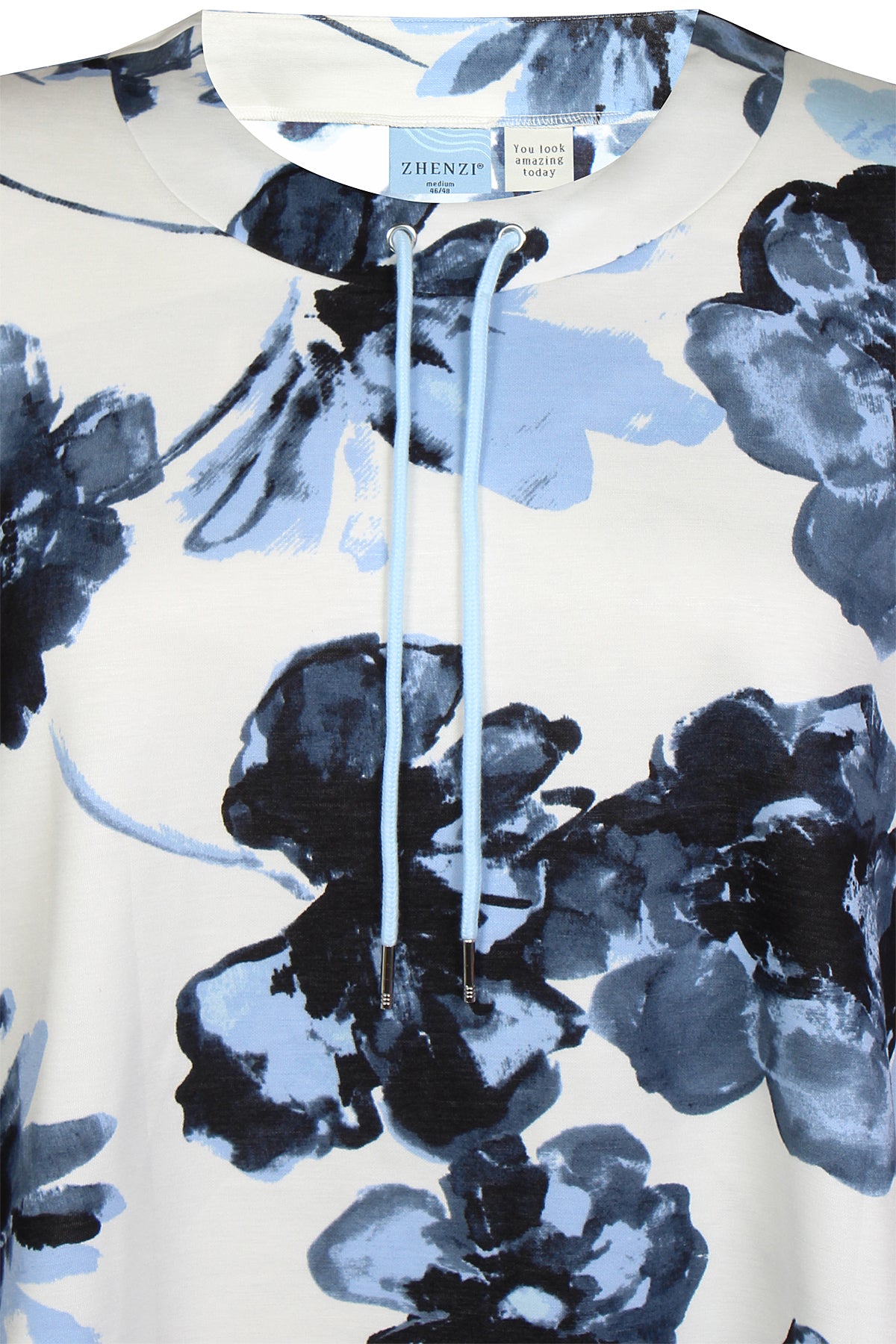 Mya Sweatshirts Bluse Blå