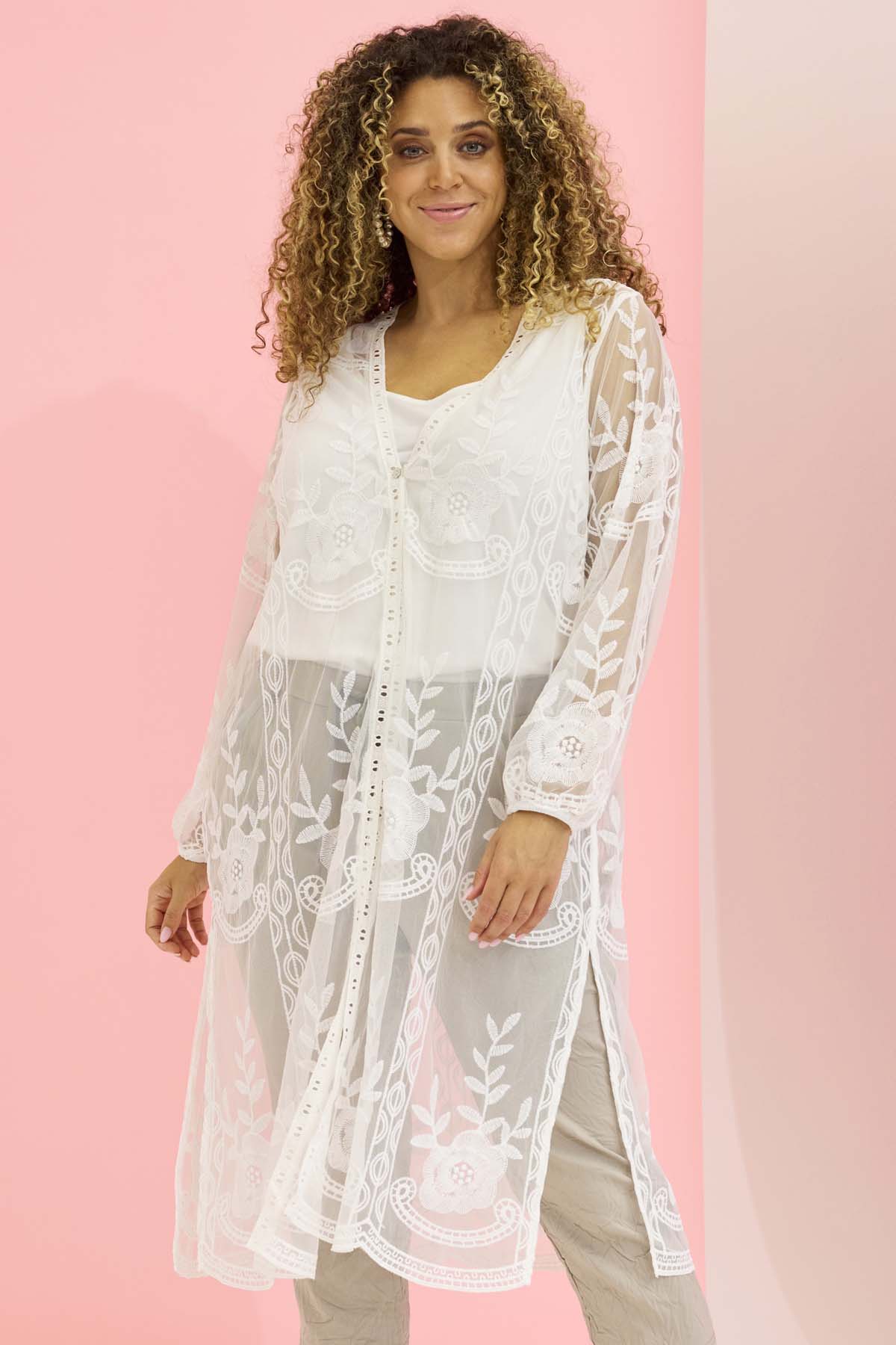 Myrt blonde cardigan