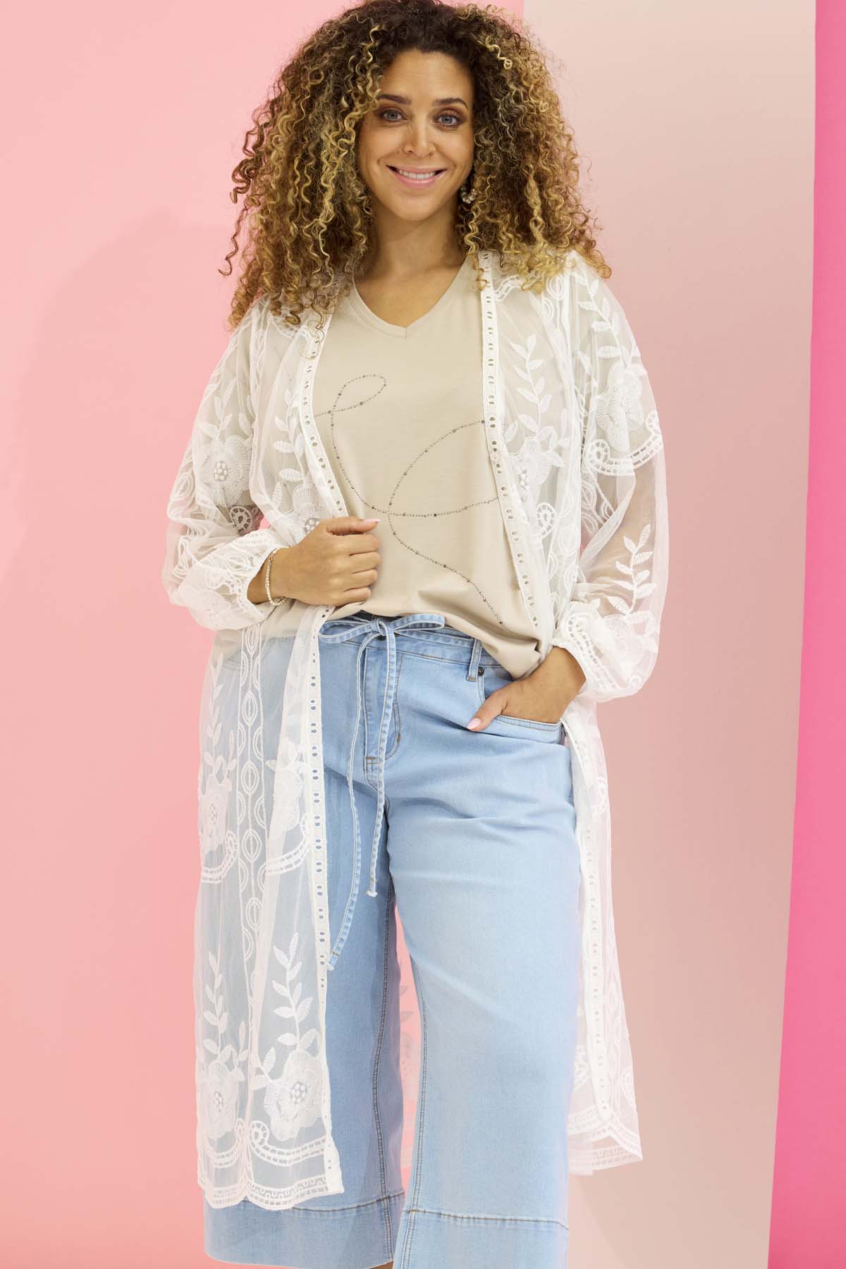 Myrt blonde cardigan