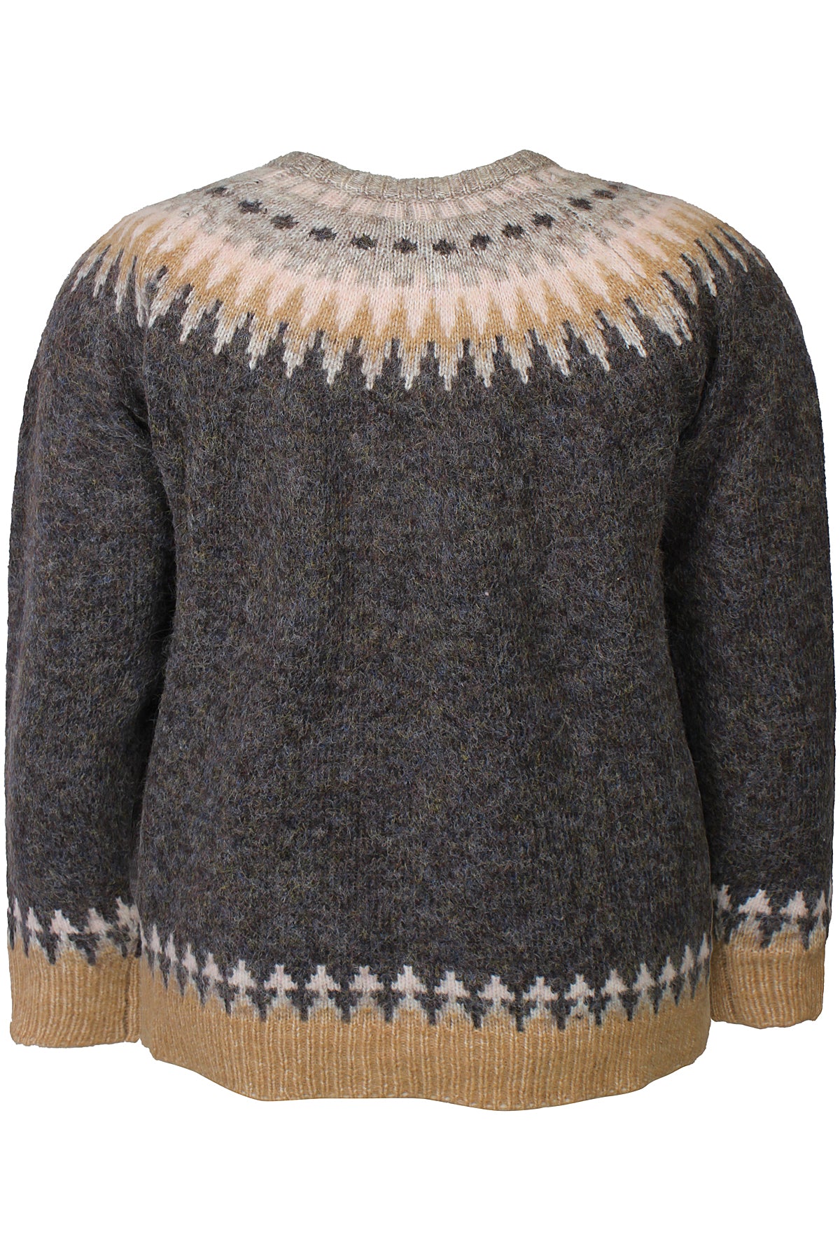 Myrna Strikbluse Brun