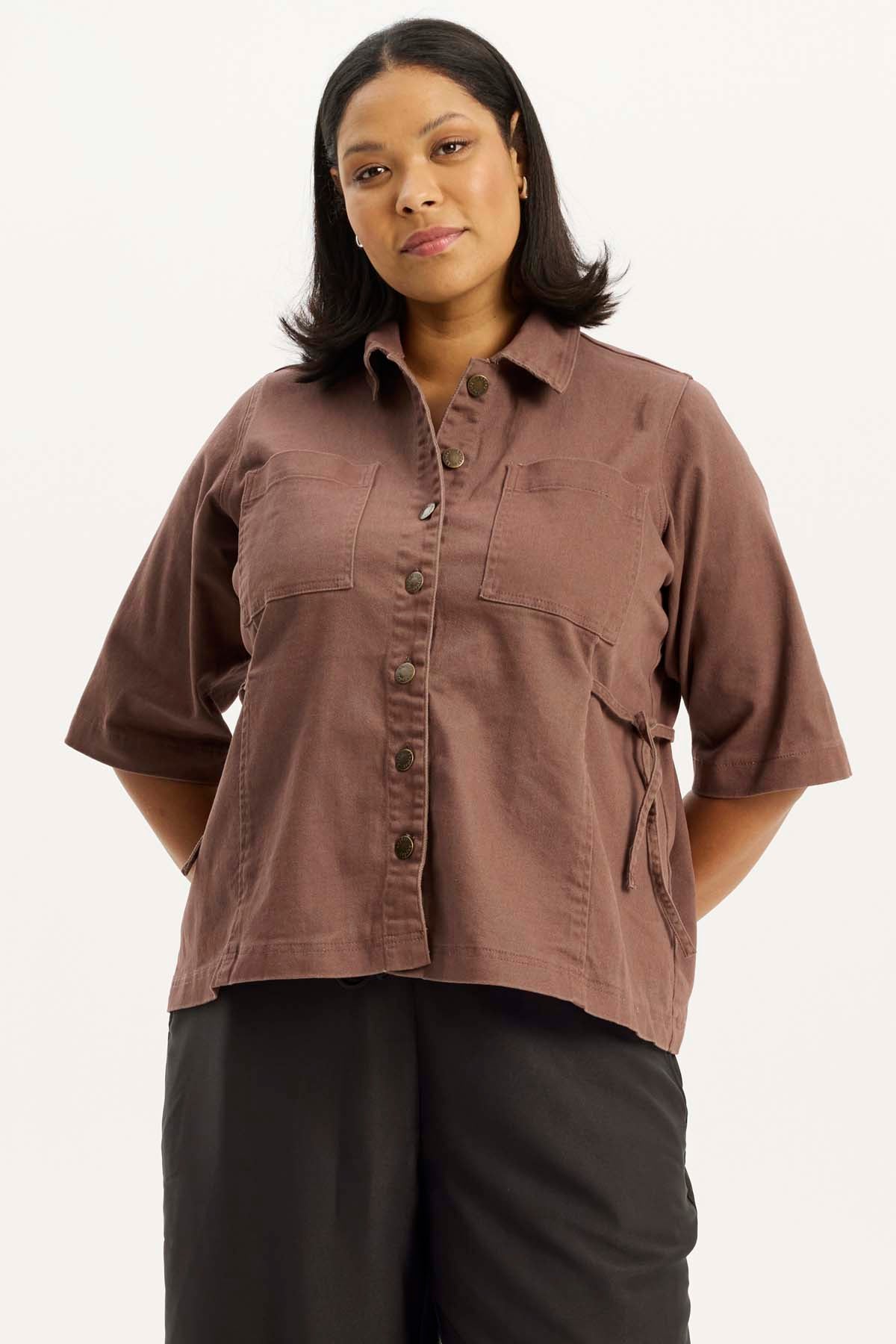 Katina Bluse/let jakke