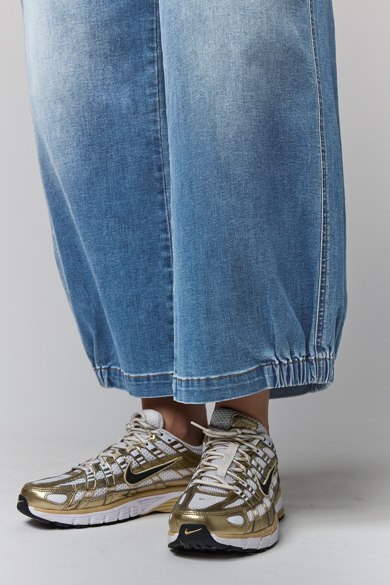 Clara Baggy Bukser Lyseblå Denim