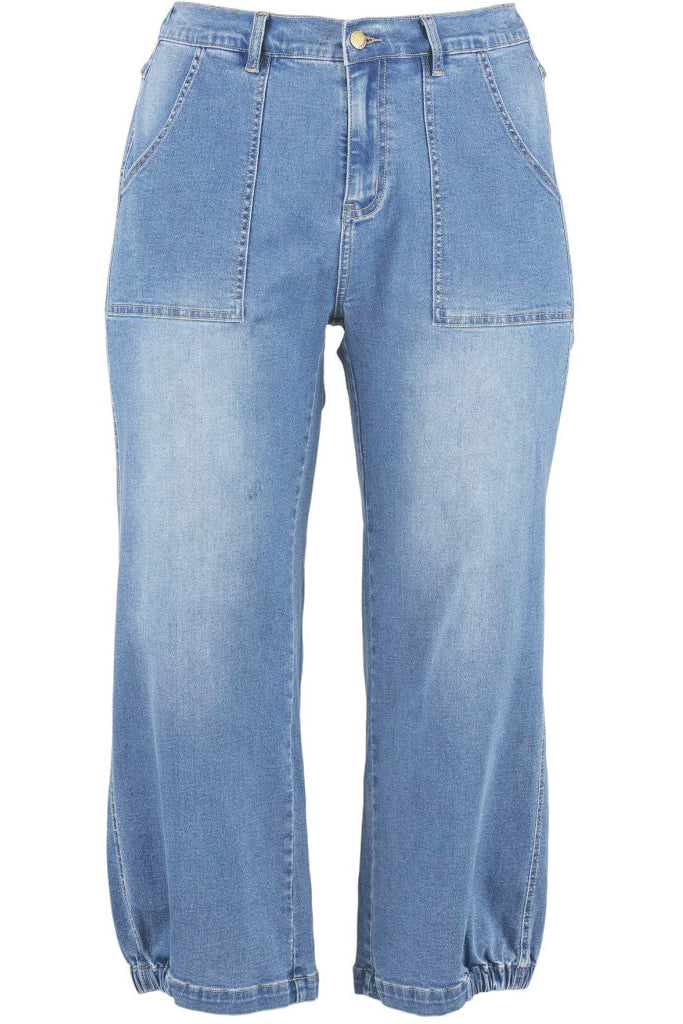 Clara Baggy Bukser Lyseblå Denim