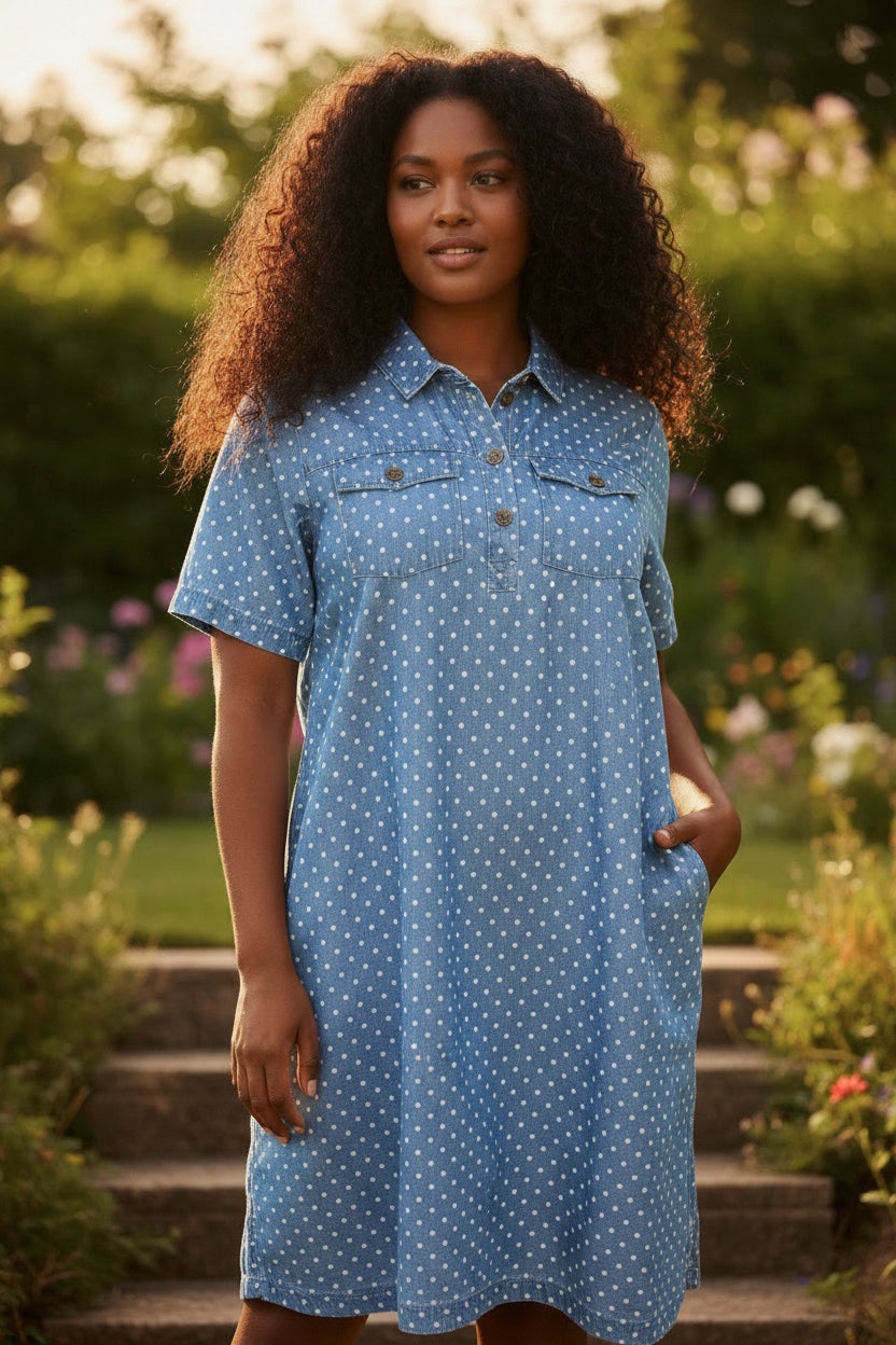 Gaianna Denim Kjole