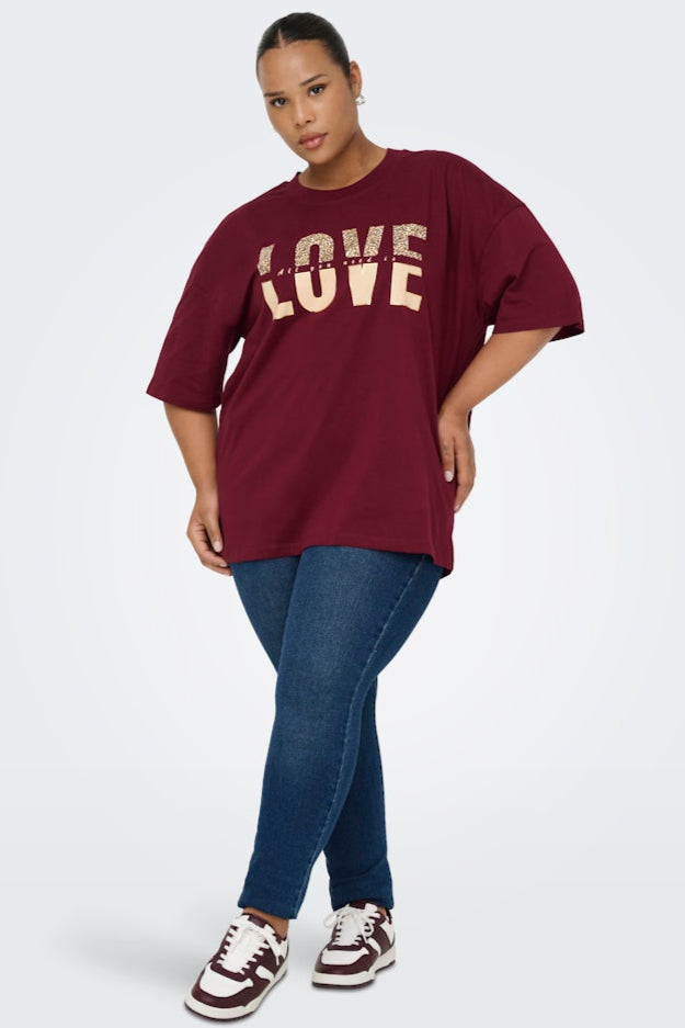 Kourtney T-shirt Cabernet