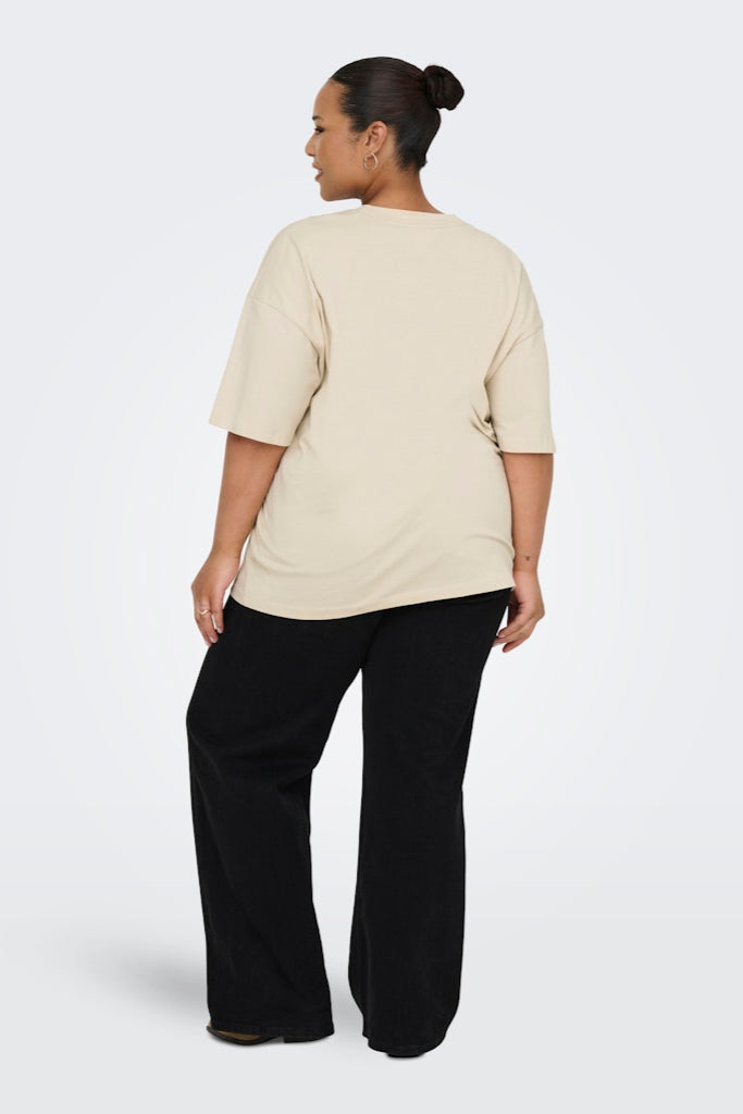 Kourtney T-shirt Beige