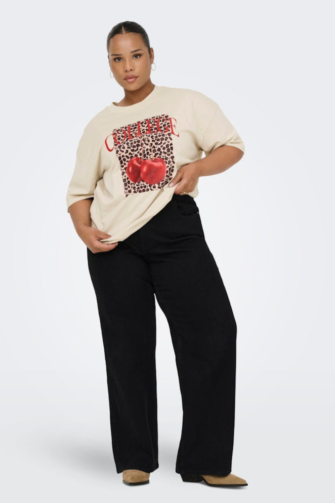 Kourtney T-shirt Beige