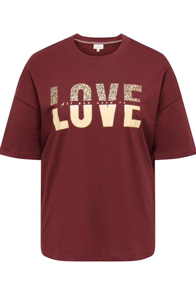Kourtney T-shirt Cabernet