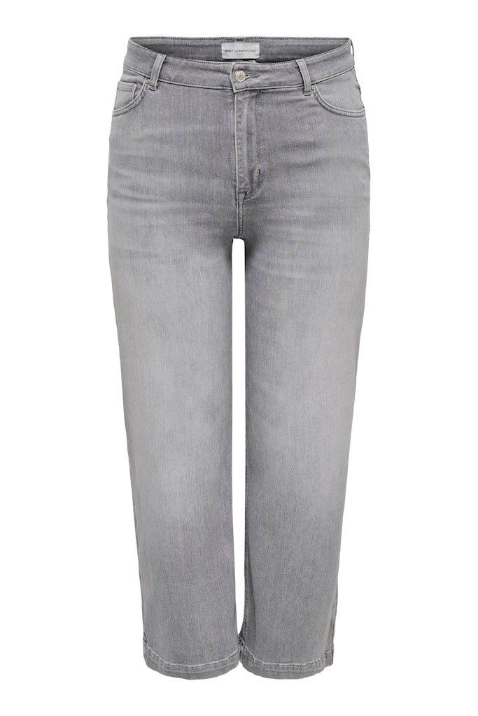 Willy Crop Jeans med vidde Grå