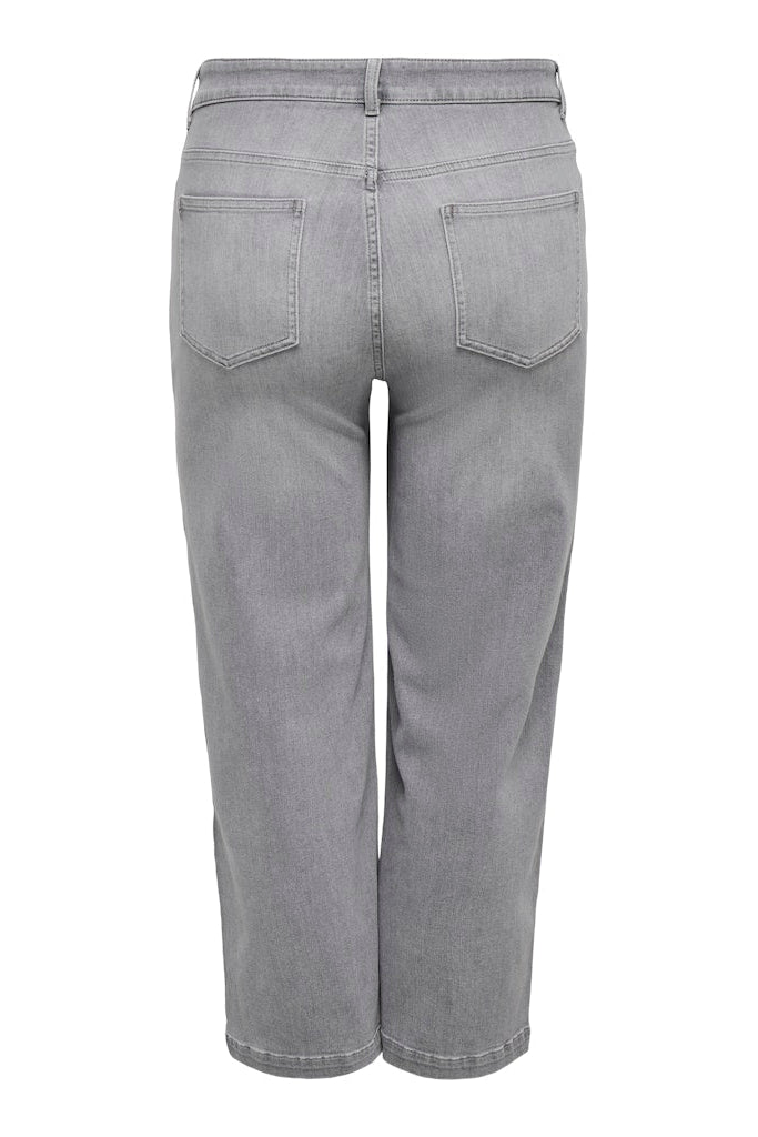 Willy Crop Jeans med vidde Grå