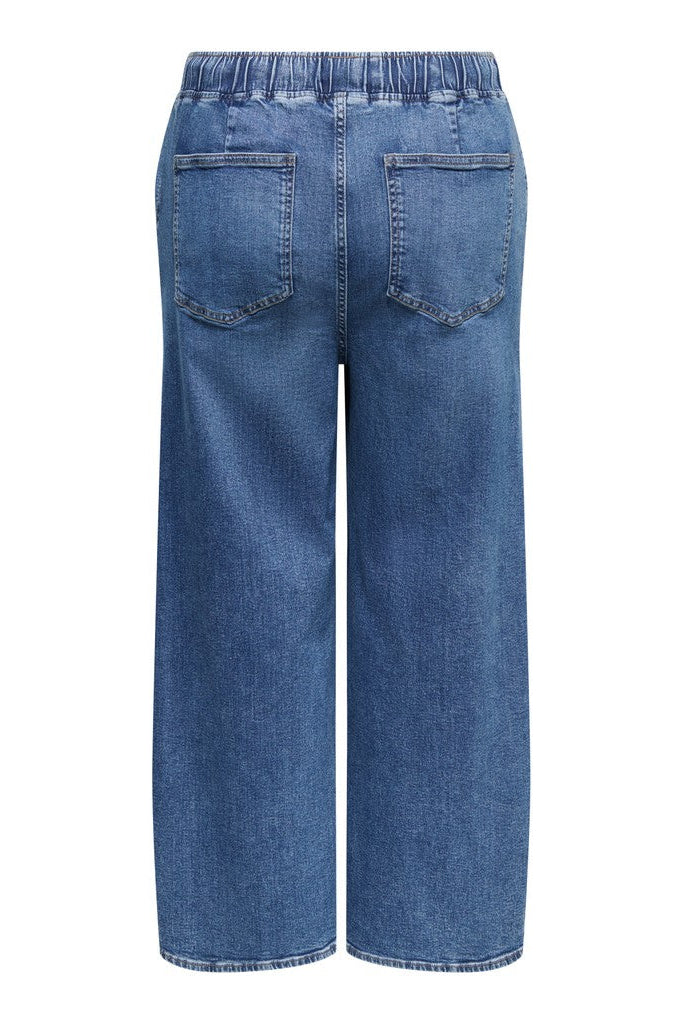 Ziva Pull-up jeans med barrel fit