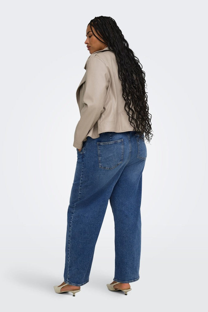Ziva Pull-up jeans med barrel fit