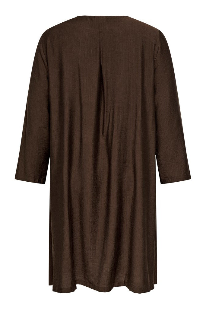 Joanne Midi Kjole Brun