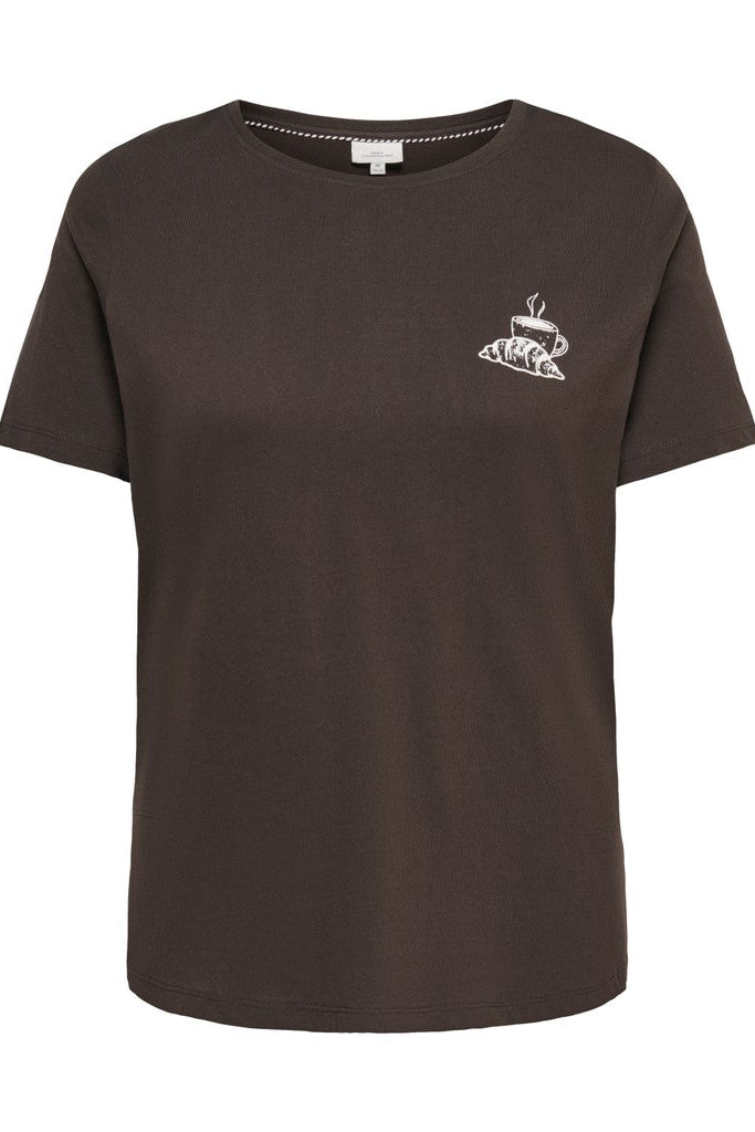 Mornings T-shirt Brun