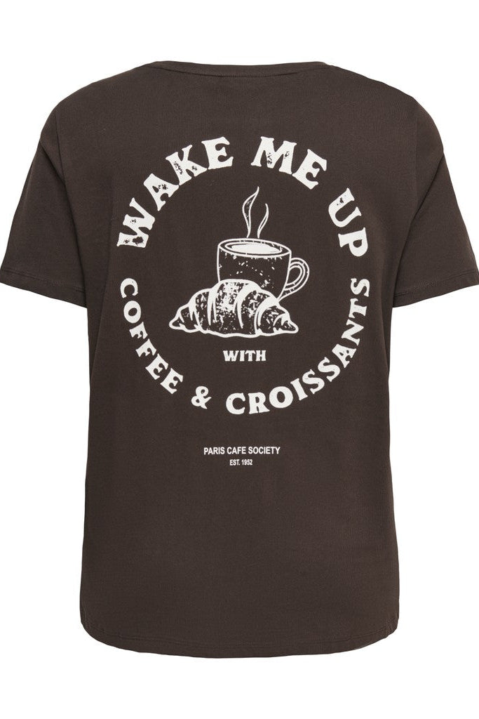 Mornings T-shirt Brun