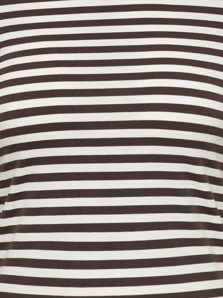 Chili Stribet T-shirt Brun