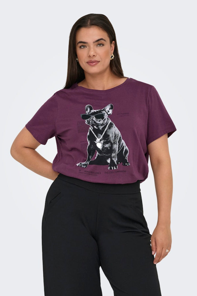 Wince T-shirt Vinrød