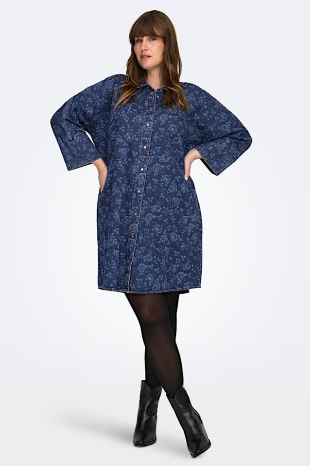 Grace Rose Denim Kjole