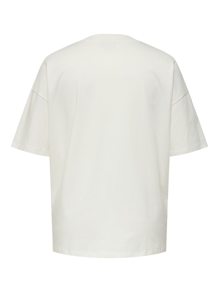 Winova Oversize T-shirt Råhvid